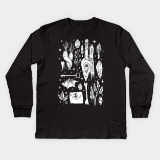 into the Witch's Garden Kids Long Sleeve T-Shirt